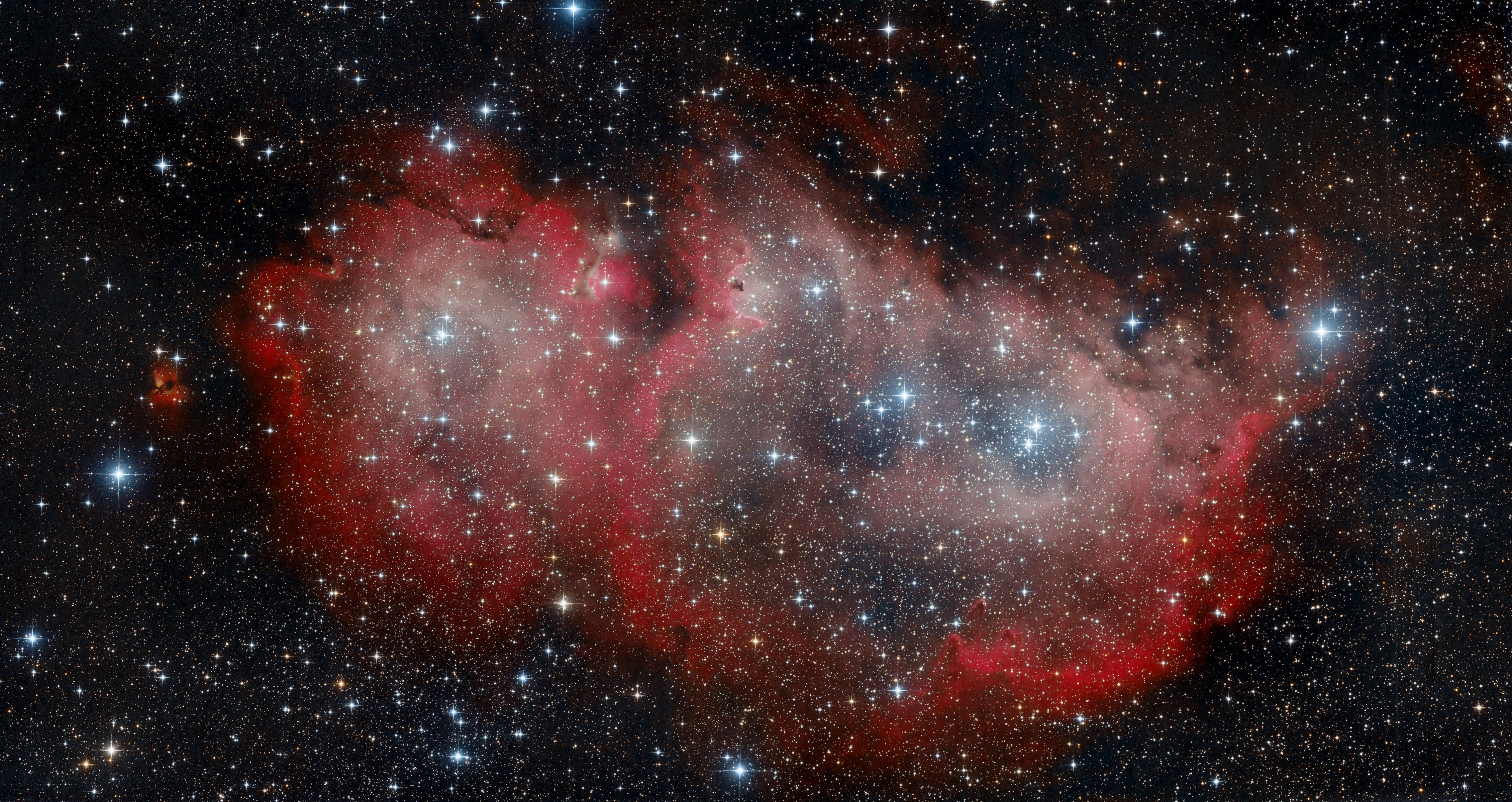 IC1848 - The Soul Nebula - HaO3RGB.