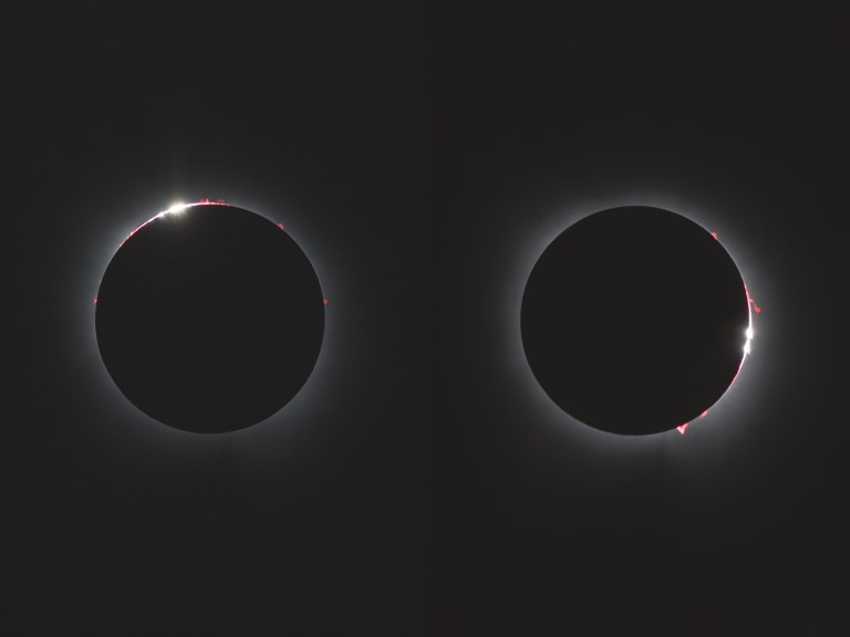 Solar eclipse - 2024-04-08 - Texas - Baily's Beads